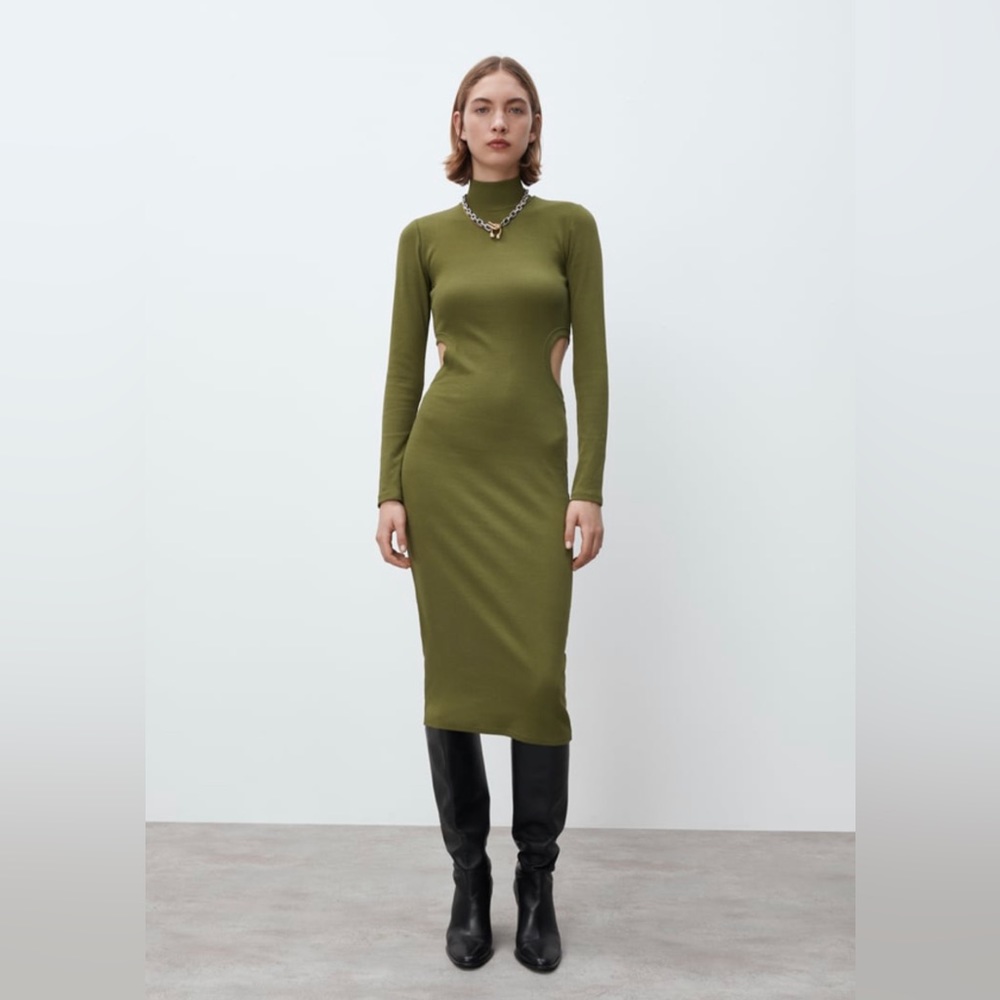 Zara NWT cut out dress